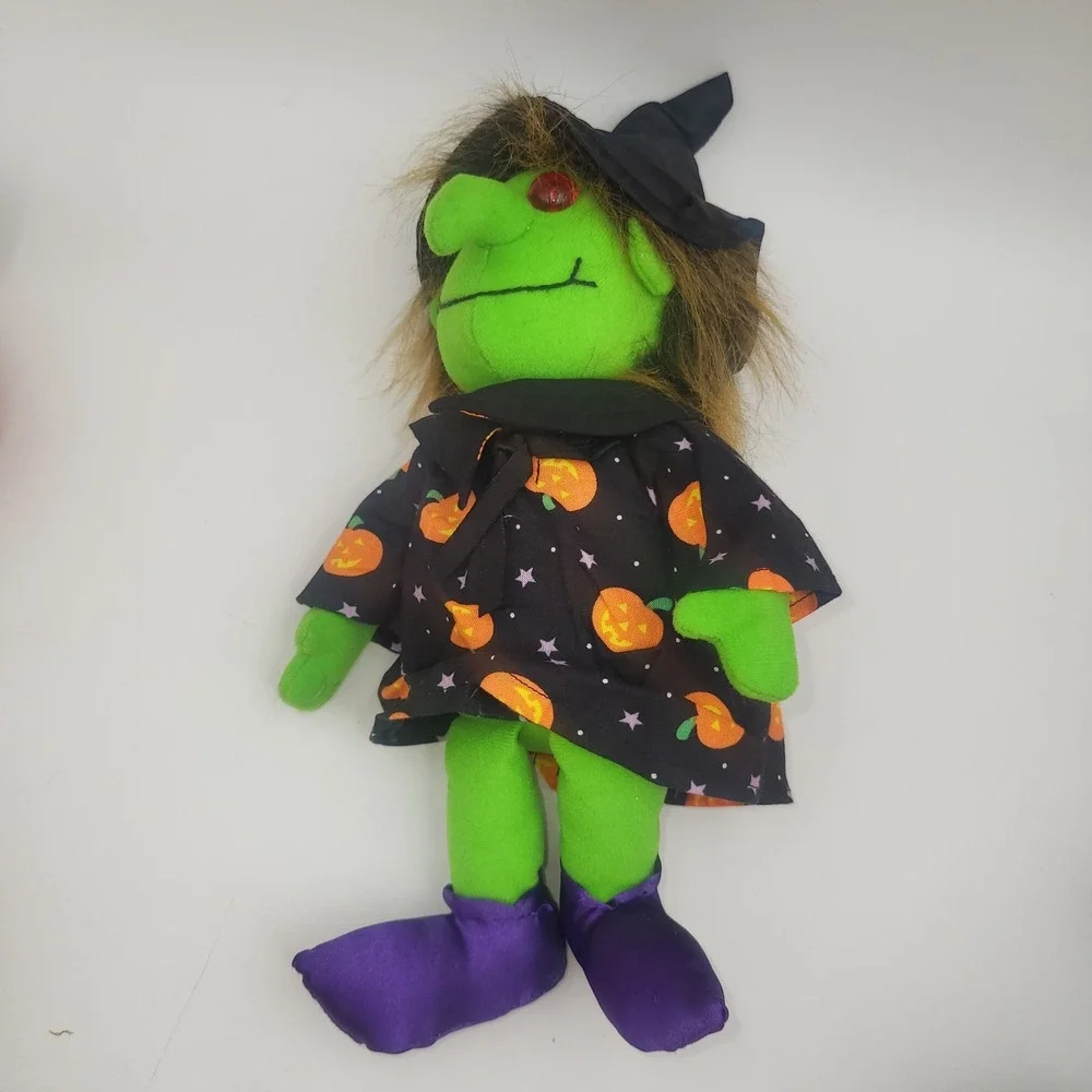 Vintage Applause Halloween Bean Bag Witch Shelf Sitter Plush 13